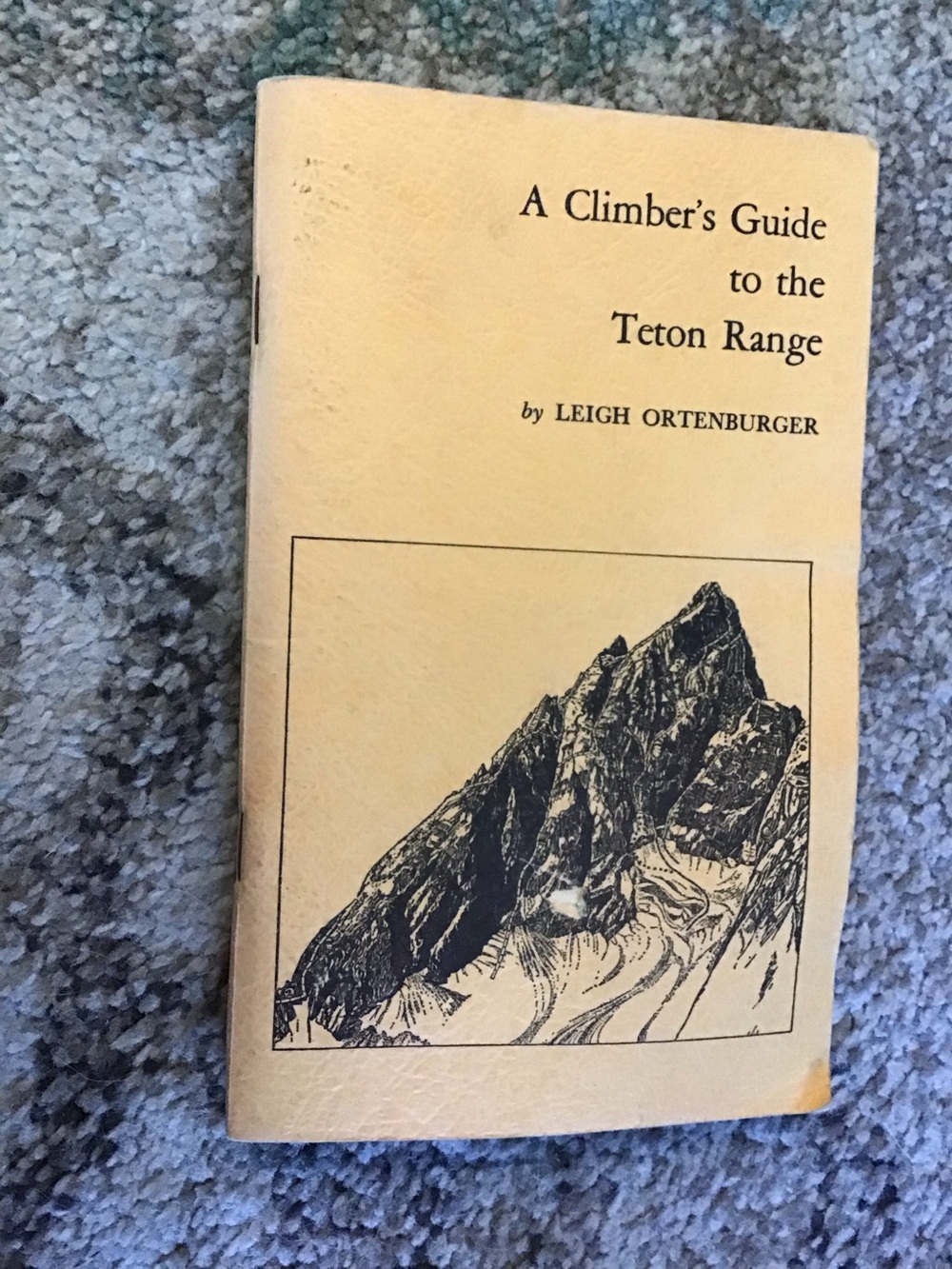 A Climber's Guide to the Teton Range by Leigh Ortenburger Paperback